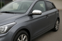 Hyundai I-20 2014-2020 Nakładki na Lusterka V2 (2 szt, Stal Nierdzewna) zdjęcia 1