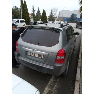 Spoiler Meliset (zagruntowany do malowania) Hyundai Tucson JM 2004- zdjęcia 2