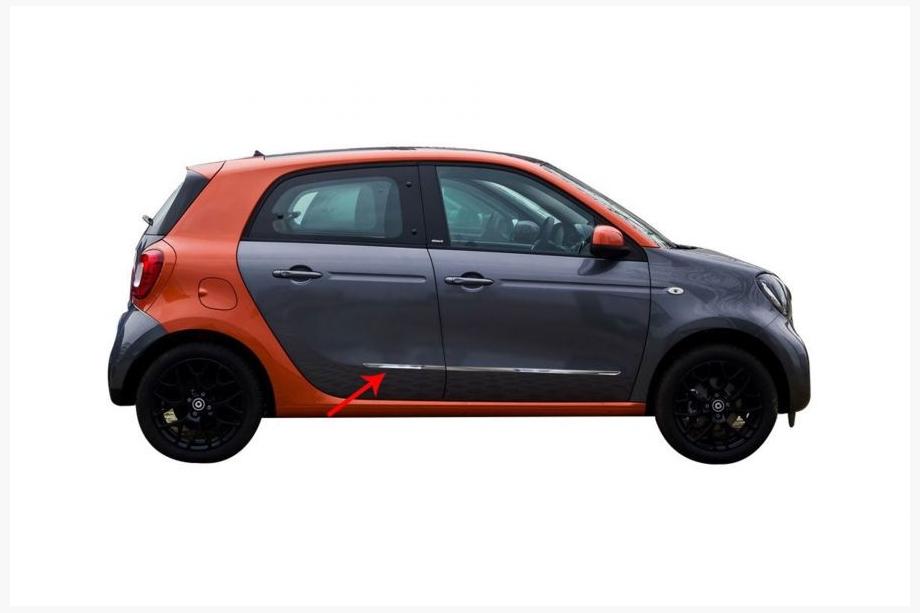 Smart 2014- Listwy drzwiowe stal nierdzewna (4 szt) Image