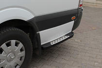 Mercedes Sprinter W901/902/903/904/905 1995–2006 Progi Boczne DOT-Line za kołem (2 szt., Aluminium) Długa Baza zdjęcia 1