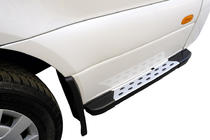 Mercedes Sprinter W907/W910 2018- Progi Boczne DOT-Line za kołem (2 szt., Aluminium) 114cm zdjęcia 1