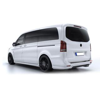 Nakładka na tylny zderzak (prawdziwy karbon) Mercedes Vito/V-class W447 2014- zdjęcia 3