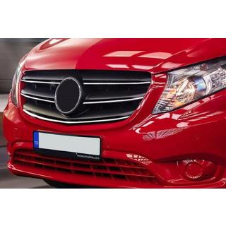 Chromowane Nakładki na Grill 2020+ (5 szt, Stal Nierdzewna) Mercedes Vito/V-class W447 2014- zdjęcia 1