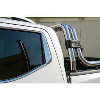 Nakładki na tylne słupki ze stali nierdzewnej (2 szt.) Nissan Navara/NP300 2016- zdjęcia 1