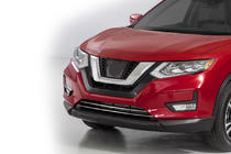 Nissan X-trail T32/Rogue 2014-2021 Nakładki na kratkę zderzaka (2017-2021, 2 szt, stal nierdzewna) zdjęcia 1