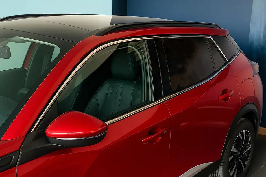 Peugeot 2008 2019- Kompletny zestaw listew okiennych stal nierdzewna (12 szt) Image