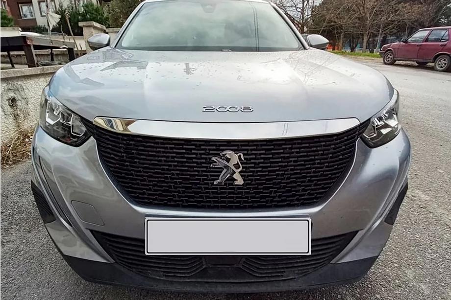 Peugeot 2008 2019- Listwa maski (1 szt, stal nierdzewna) Image