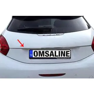 Listwa chromowana nad tablicą rejestracyjną OmsaLine (stal nierdzewna)