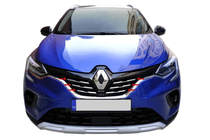 Renault Captur 2019- Nakładki na grill chromowane (6 szt, stal nierdzewna) zdjęcia 3
