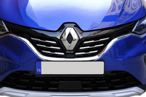 Renault Captur 2019- Nakładki na grill chromowane (6 szt, stal nierdzewna) zdjęcia 4