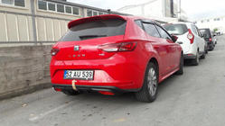 Seat Leon 2013-2020 Nakładka na tylny zderzak (gruntowana do lakierowania) zdjęcia 1