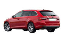 Skoda Superb 2015-2024 Listwa nad tablicą rejestracyjną SW (stal nierdzewna) zdjęcia 1