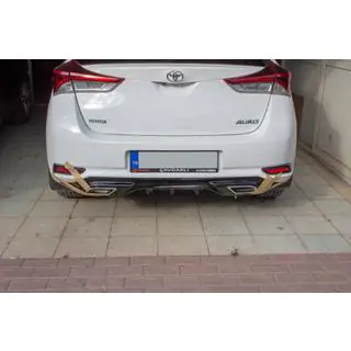 Dyfuzor tylnego zderzaka (2016-2018, z podkładem do lakierowania) zdjęcia 1
