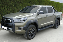 Toyota Hilux 2015- Nakładki na listwy OmsaLine (4 szt, stal nierdzewna) zdjęcia 3