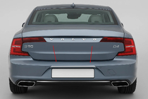 Volvo S90/V90 2016- Listwa chromowana nad tablicą rejestracyjną (do S90, stal nierdzewna) zdjęcia 1