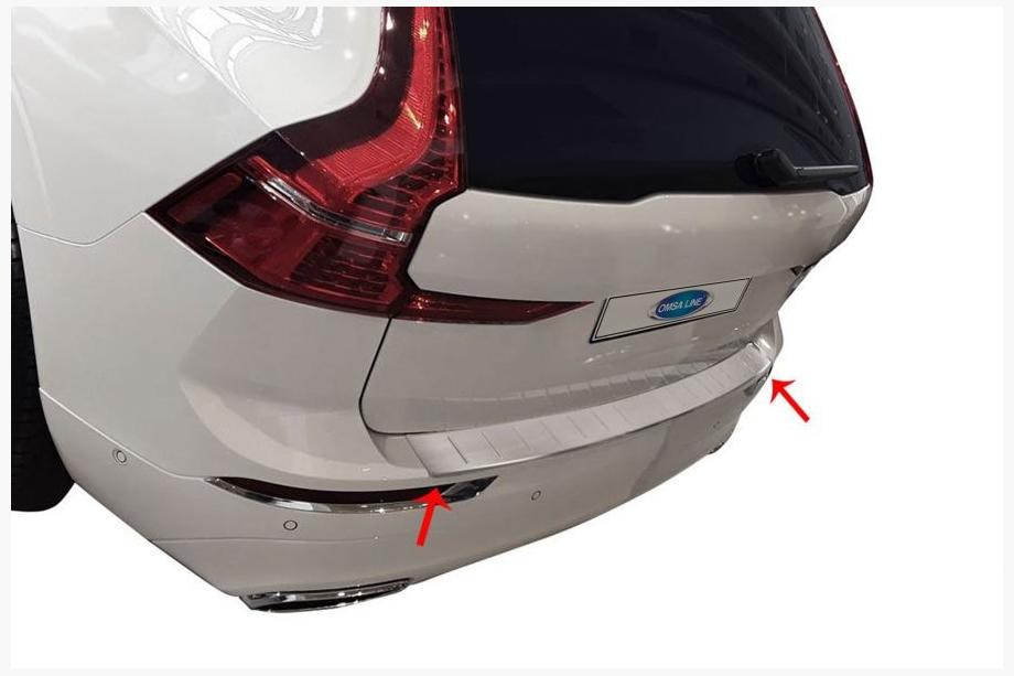 Volvo XC60 2017- Nakładka na tylny zderzak ze stali nierdzewnej Image