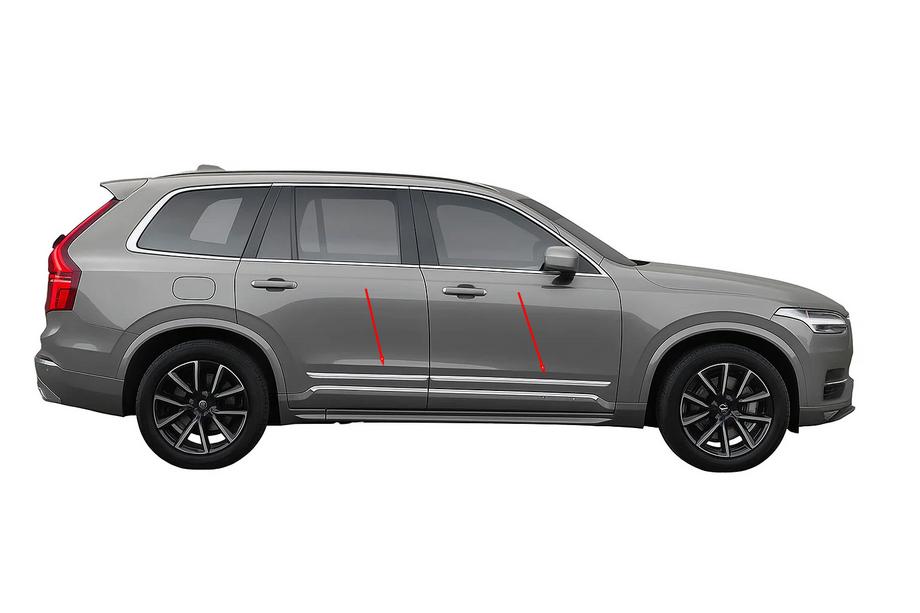 Volvo XC90 2015- Listwy Drzwiowe Stal Nierdzewna (4 szt) Image