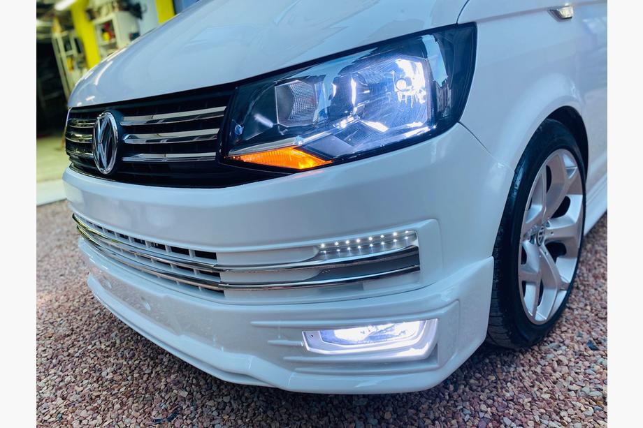 Volkswagen T6 2015-2024 Nakładka na przedni zderzak Genis 2015-2018 (zagruntowana do lakierowania) Image