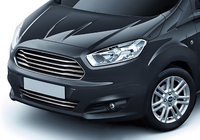 Ford Courier 2014-2023 Nakładki na grill Carmos (2014-2018, 6 szt, stal nierdzewna) zdjęcia 1