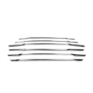 Nakładki na grill Carmos (2014-2018, 6 szt, stal nierdzewna) Ford Courier 2014-2023 zdjęcia 3