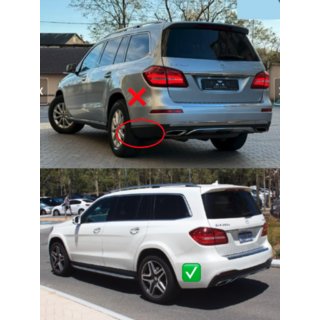 Zestaw body kit z tylnym dyfuzorem AMG V1 (GLS63) Mercedes GL/GLS сlass X166 2012-2019 zdjęcia 2