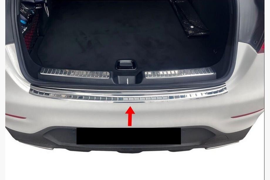 Mercedes GLC coupe C253 2016-2023 Nakładka na tylny zderzak Carmos Stal Nierdzewna Image