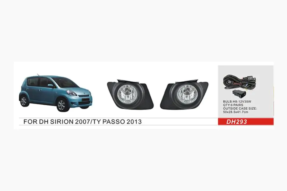 Daihatsu Sirion 2005-2015 Zestaw Świateł Przeciwmgielnych Image