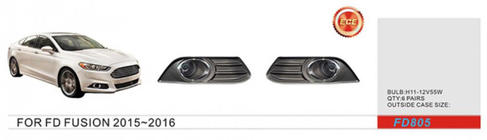 Ford Fusion 2012-2020 Światła przeciwmgielne (2012-2017, Halogenowe) zdjęcia 1
