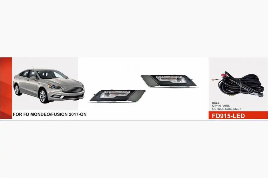 Ford Fusion 2012-2020 Lampy przeciwmgielne LED (2017+) Image
