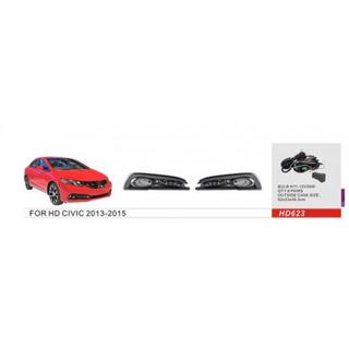 Światła przeciwmgielne 2013-2015 (Halogenowe) Honda Civic Sedan IX 2011-2016