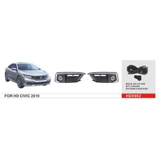 Światła Przeciwmgielne 2019-2021 (Halogenowe) Honda Civic Sedan X 2016-2021