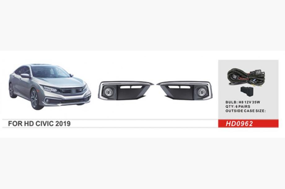 Honda Civic Sedan X 2016-2021 Światła Przeciwmgielne 2019-2021 (Halogenowe) Image