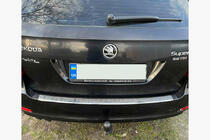 Skoda Octavia II A5 2010-2013 Nakładka na tylny zderzak Carmos (SD/SW, stal nierdzewna) zdjęcia 1