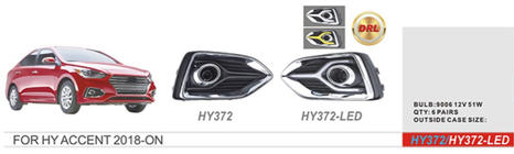 Hyundai Accent 2017-2023 Światła Przeciwmgielne (Halogenowe) zdjęcia 1