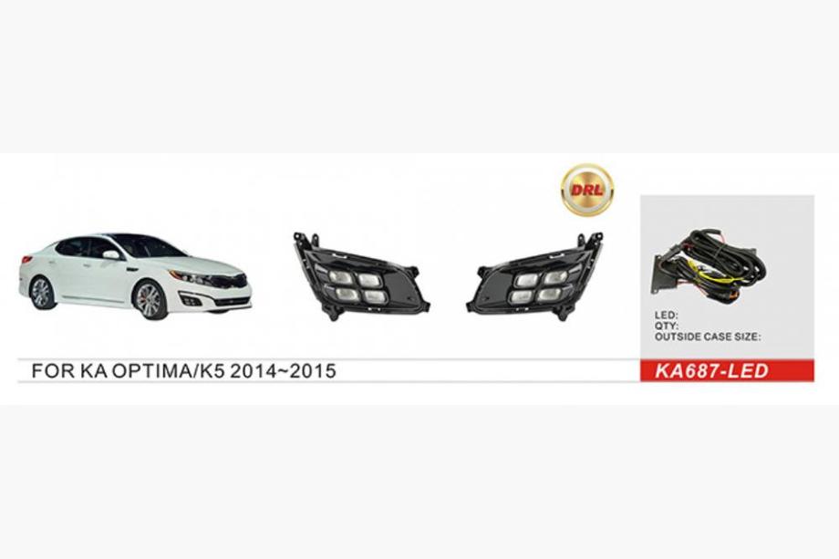 Kia Optima 2010-2016 Światła przeciwmgielne 2013-2015 (Halogenowe) Image