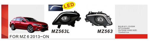 Mazda 6 2012-2024 Światła przeciwmgielne 2013-2015 (2 szt, halogenowe) zdjęcia 1