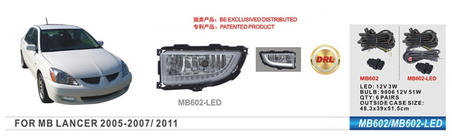 Mitsubishi Lancer 9 2004-2008 Lampy przeciwmgielne LED (2 szt.) zdjęcia 1