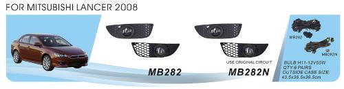 Mitsubishi Lancer X 2008- Światła przeciwmgielne (2 szt, halogen) zdjęcia 1