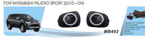 Mitsubishi L200 2006-2015 Światła przeciwmgielne 2011-2015 (2 szt, Halogen) zdjęcia 1