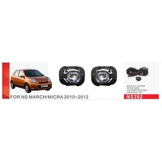 Światła przeciwmgielne 2010-2012 (2 szt, Halogenowe) Nissan Micra K13 2011-2016