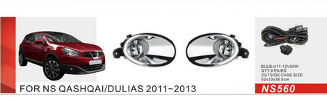 Nissan Qashqai 2010-2014 Światła przeciwmgielne (2 szt, halogenowe) zdjęcia 1