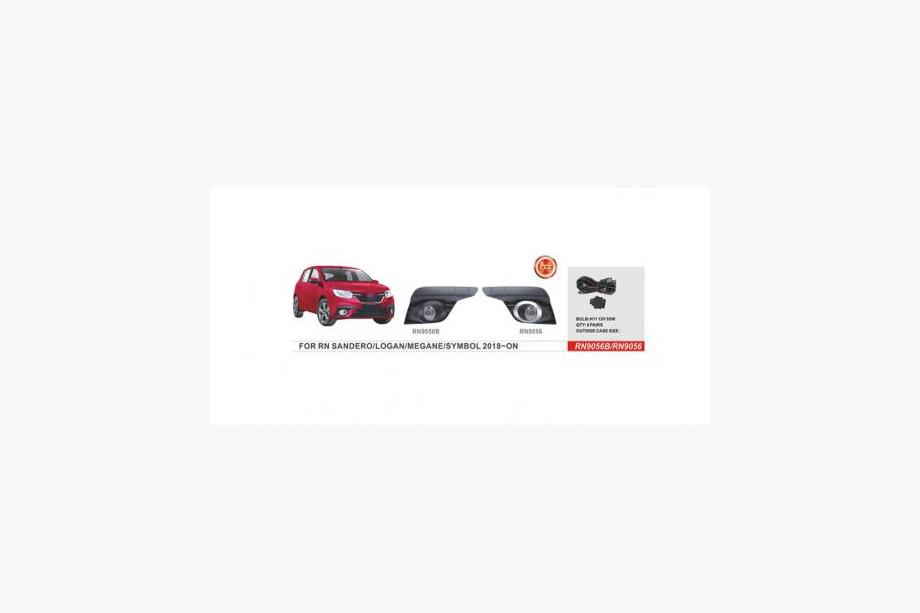 Renault Logan II 2013-2022 Światła przeciwmgielne 2018-2021 (2 szt, Halogenowe) Image