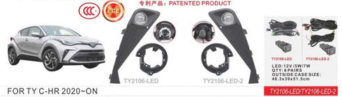 Toyota C-HR 2016-2023 Lampy przeciwmgielne LED 2020+ (2 szt.) zdjęcia 1