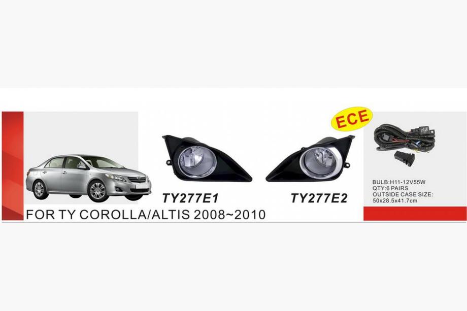 Toyota Corolla 2007-2013 Światła przeciwmgielne 2007-2010 (2 szt, halogenowe) Image