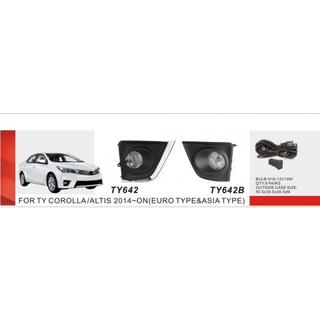 Światła przeciwmgielne 2013-2016 (2 szt, Halogenowe) Toyota Corolla 2013-2019 zdjęcia 2
