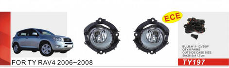 Toyota Rav 4 2006-2013 Światła przeciwmgielne 2006-2008 (2 szt, Halogenowe) zdjęcia 1
