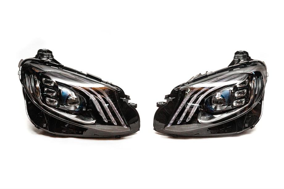 Mercedes E-class W213 2016-2023 Przednie reflektory Maybach (2016-2020, 2 szt., LED) Zdjęcia 4