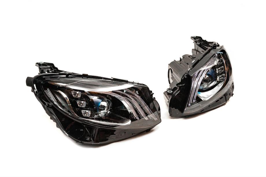 Mercedes E-class W213 2016-2023 Przednie reflektory Maybach (2016-2020, 2 szt., LED) Zdjęcia 5