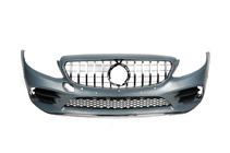 Mercedes C-class W205 2014-2021 Zderzak przedni kompletny (AMG Line 2018-2021) zdjęcia 9
