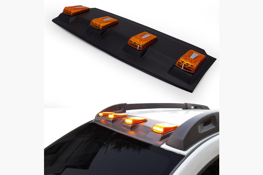 Renault Duster 2018-2024 Daszek na przednia szybe V2 (LED) Image